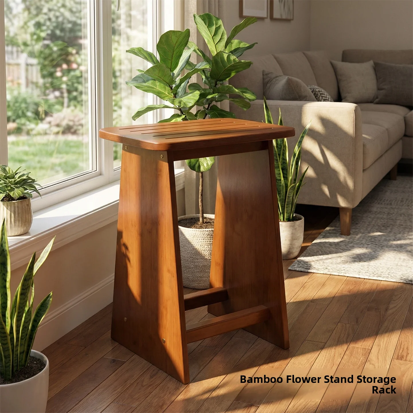 

Деревянная двухъярусная напольная подставка для цветов в деревенском стиле, полка для растений в гостиную, подставка для аквариума, декоративная стойка для дома