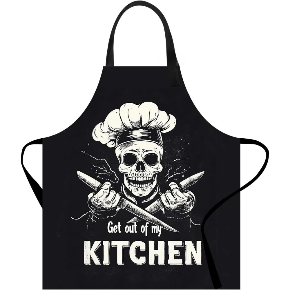 

Фартук для дома, кухни, выпечки, садоводства для женщин и мужчин с карманами, водонепроницаемый фартук 32x28 дюймов