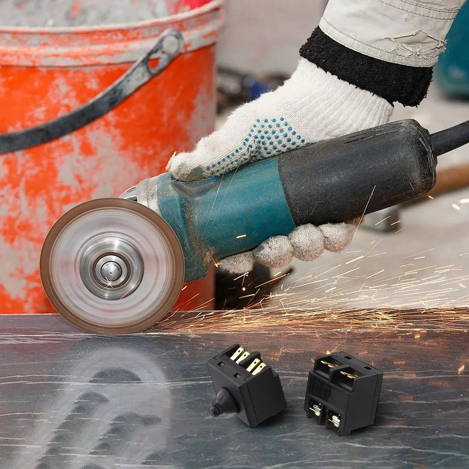 

Переключатель угловой шлифовальной машины, угловая шлифовальная машина, переключатель оборудования, электроинструменты, мастерская, стильная кнопка для угловой шлифовальной машины, 100, часть