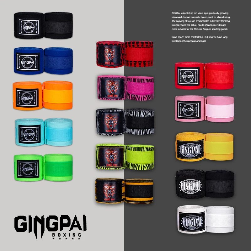 2 PCS 1.5/3/5M Boxing Gloves Elastic Boxing Hand Wraps Breathable Muay Thai Hand Bandage for Kickboxing Muay Thai & MMA