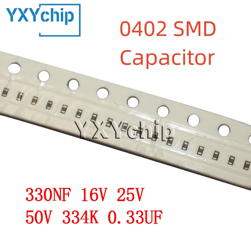 100PCS 0402 330NF 1…