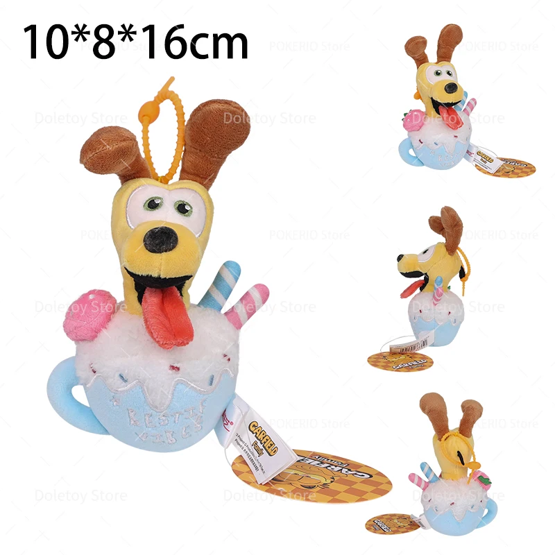 Originele Garfield Pluche Speelgoed Zachte Heerlijke Eten Serie Garfield Oddie Blessing voor Welvaart Kat Anime Pluche Poppen Sleutelhanger Cadeau
