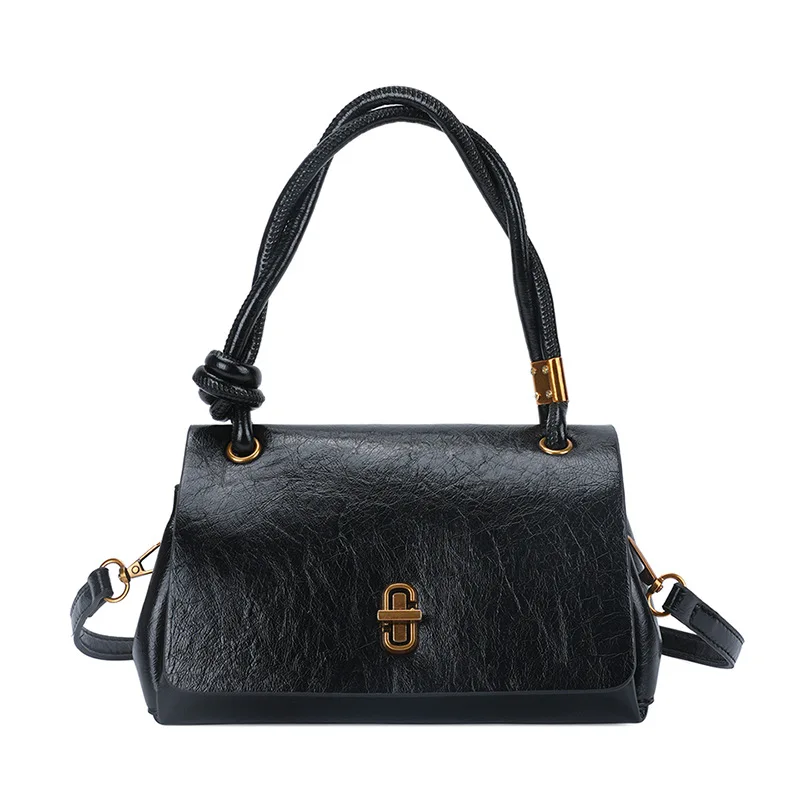 2025년 신상 빈티지 여성용 숄더백, 천연 가죽 멀티웨이 크로스바디 백, 레트로 시크 대용량 토트백 업무용