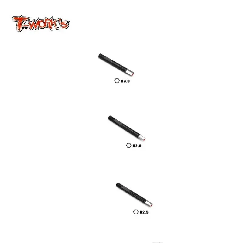 Original T works TT-073-H HSS Hex Wrench Replacement Tip 2.0/2.5/3.0 x 30mm Rc Tool