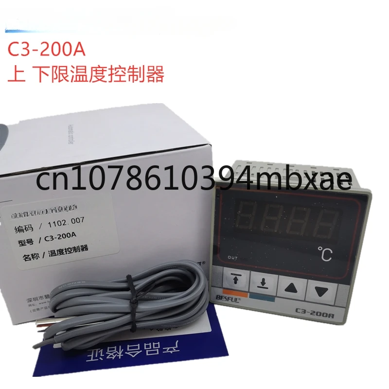 Solar Temperature Controller C3-200A Upper and Lower Limit Single-Channel Measurement 1-Channel Output Temperature Controller