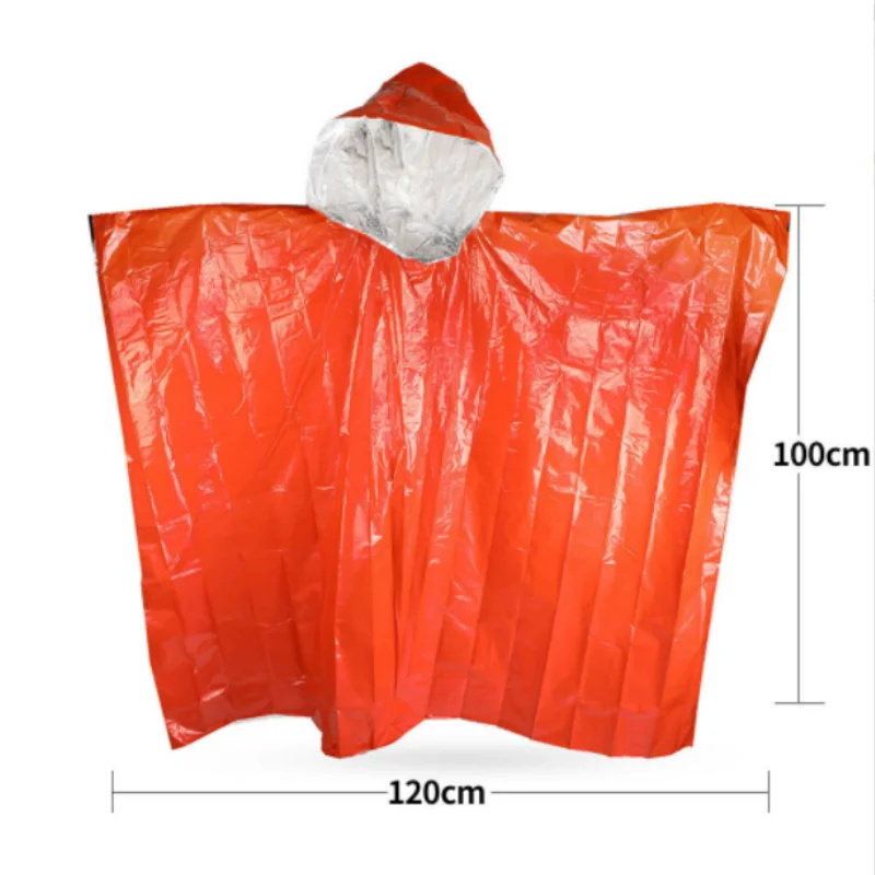 ISURE MARINE Outdoor First Aid Raincoat Emergency Camping Hiking Mountain Climbing Outdoor Thermal Insulation Equipment