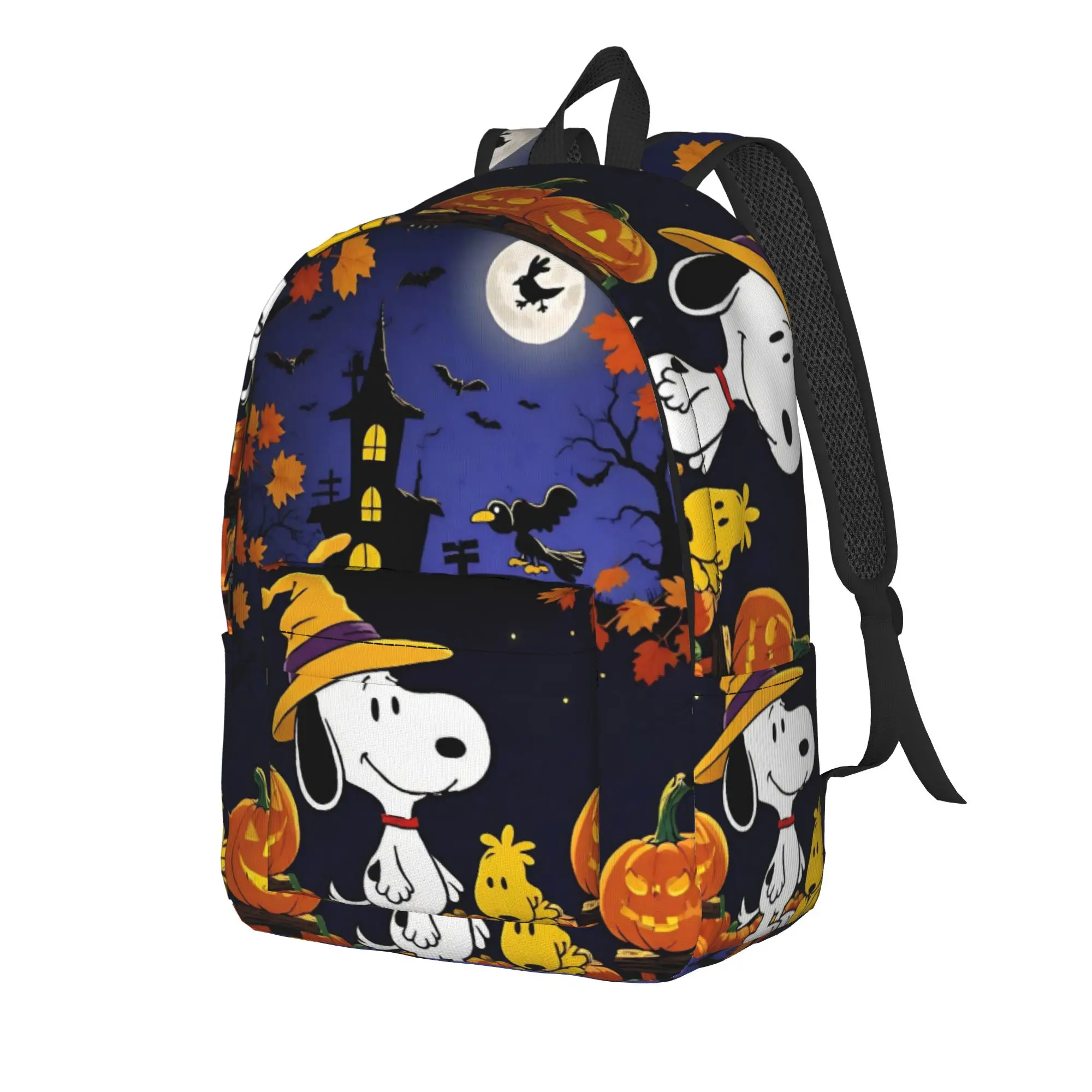 Snoopys Halloween Backpack for Men Women Fashion Student Business Daypack  Laptop Computer Canvas Bags Sports