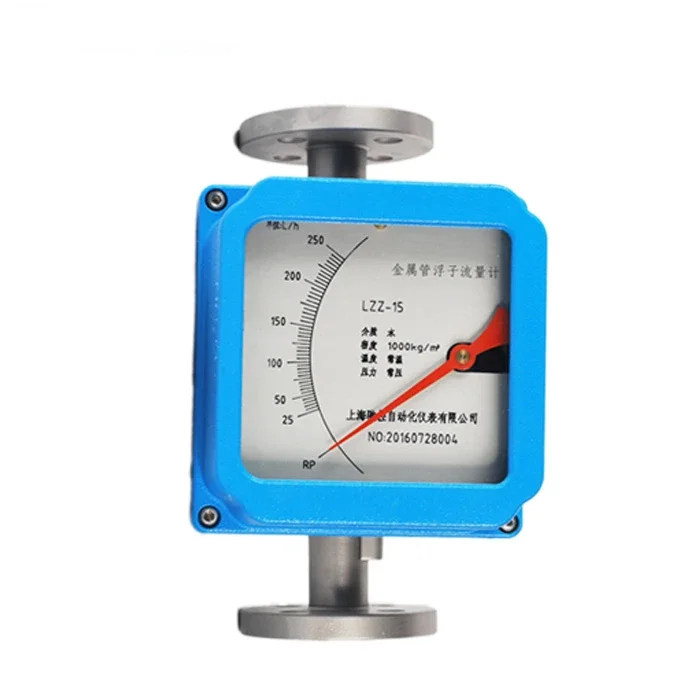 Pointer Type local display mechanical metal tube float mechanical flow meter rotameter for HCL solution chemical liquid