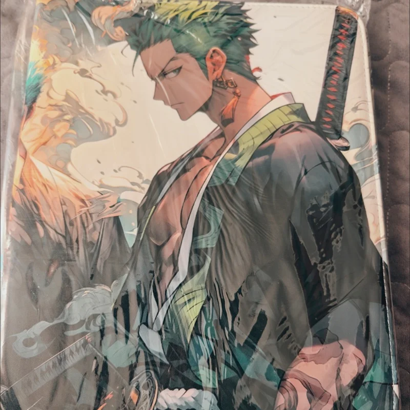 새로운 뜨거운 판매 나열 된 원피스 만화 애니메이션 배틀 카드 전용 소책자 지퍼 바인더 카드 홀더 카드 카드 컬렉션 장난감 선물