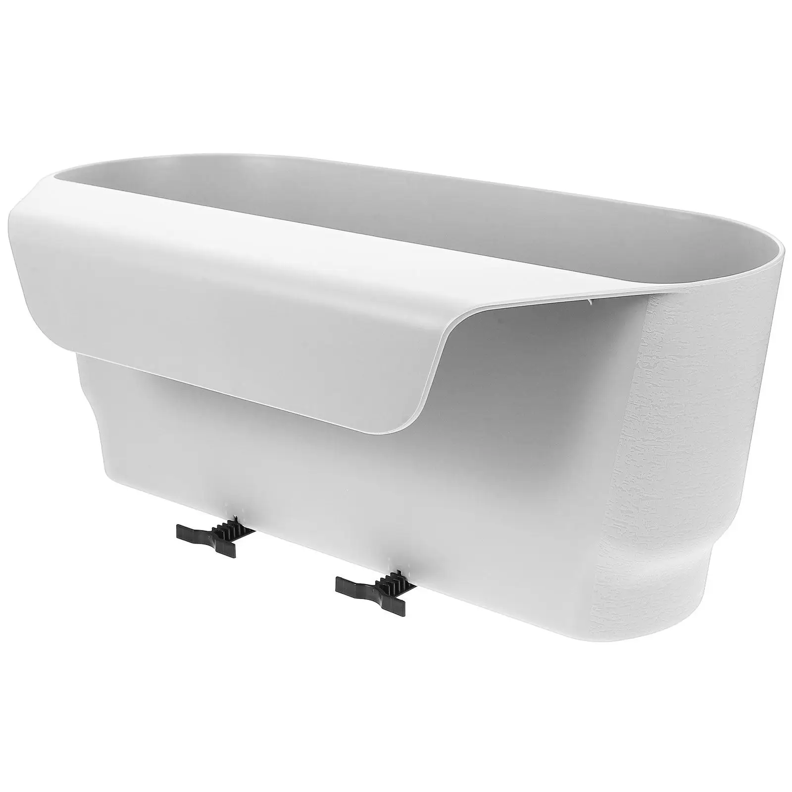 

1 Piece Railing Planter for Balcony Garden Hanging Flower Pot Outdoor Indoor Decor Small Plant Container Yard Fence Hanging