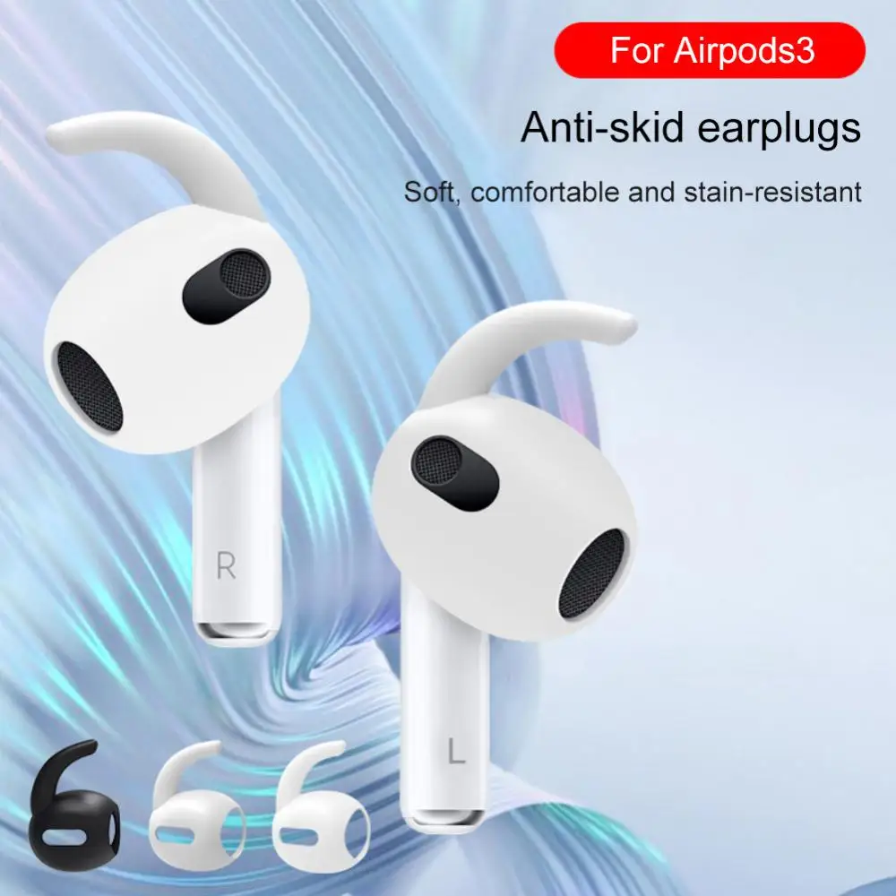 2022 New For AirPods 3rd Silicone Protective Case Skin Covers Earpads For Apple AirPod 3 Generation Ear Cover Tips Accessories