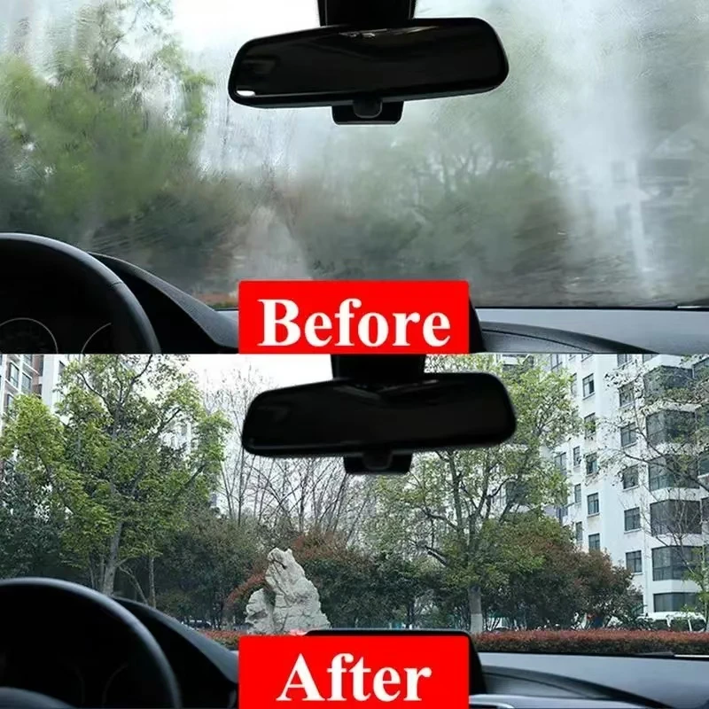 Auto Pára-brisa Car Glass Paste, Filme Revestimento Agente, impermeável, impermeável, Anti-fog, mais limpo, mais limpo