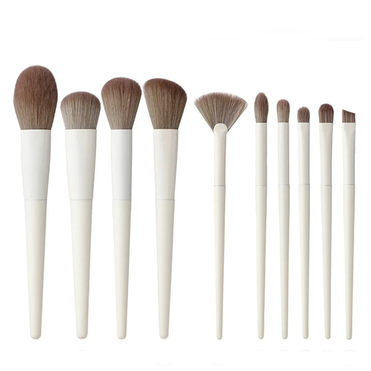 10Pcs Makeup Brush Set Make Up Concealer Blush Powder Brushes Eye Shadow Highlighter Foundation Brush Cosmetic Beauty Tools