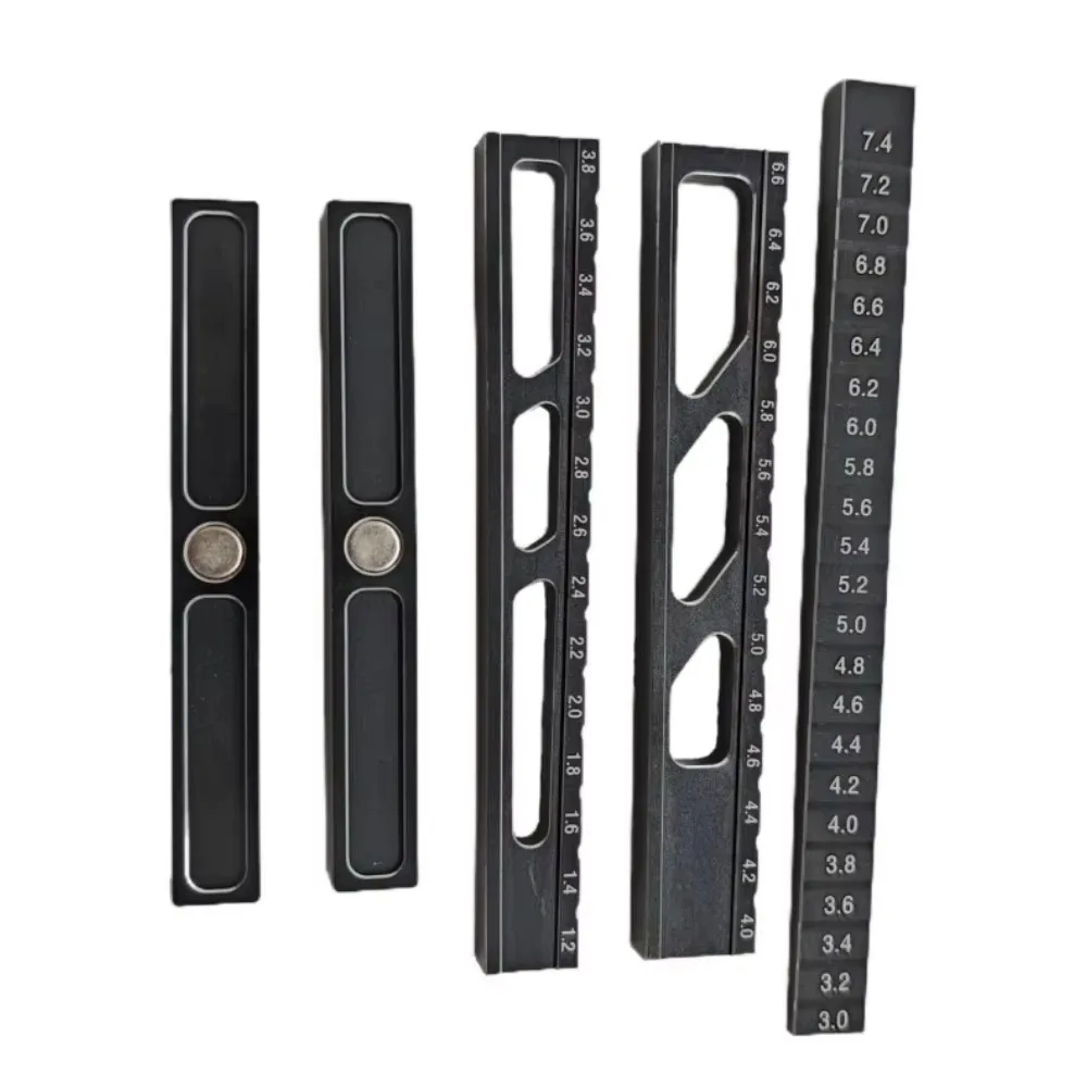 RC Height Ruler Tool or Chassis Droop Gauge Support Blocks Chassis Measureing Setting Gauge Set-UP Kit for 1/10 RC