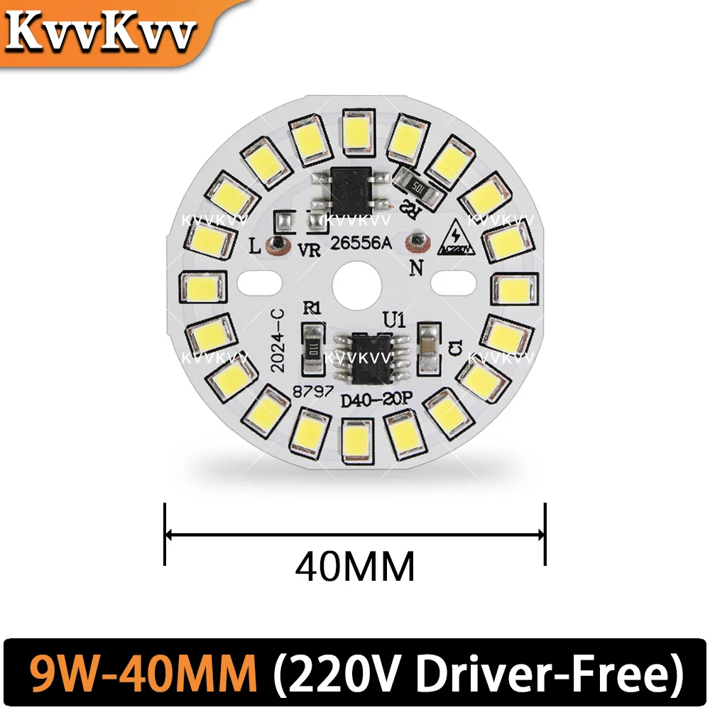 AC220v Led Pcb SMD2835 3 واط 5 واط 7 واط 9 واط 12 واط 15 واط 18 واط المتكاملة Ic سائق Led الخرز الذكية IC SMD مصباح ليد مصدر لتقوم بها بنفسك لمبة LED