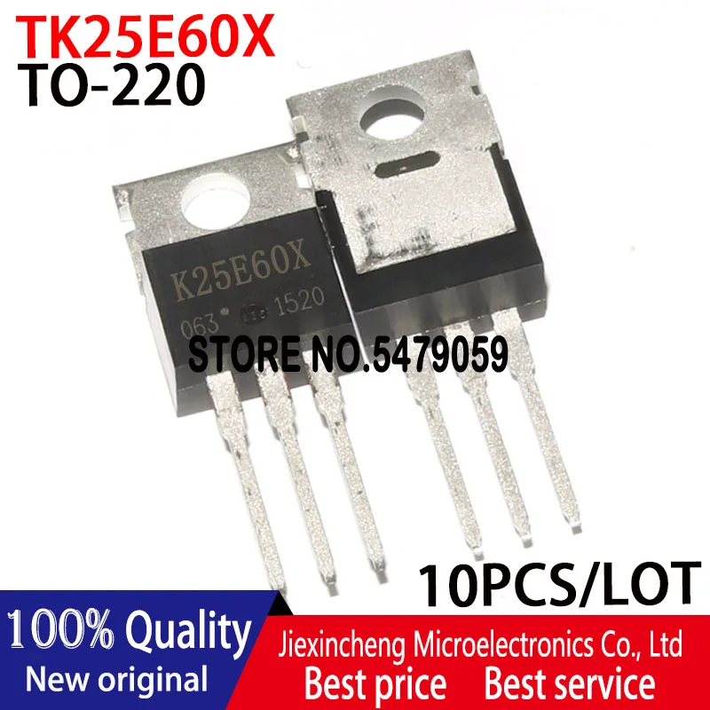 

10PCS New original TK25E60X K25E60X TO220 MOSFET