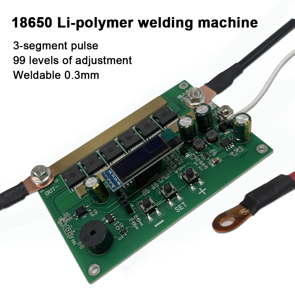 

12V Spot Welder Module with Welding Pen DIY Spot Welder Kit Intelligent Spot Welder Control Board Set for 18650 Lithium Battery