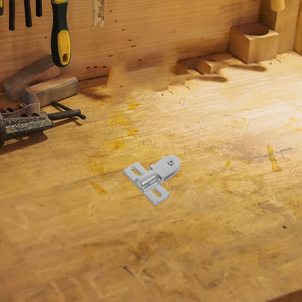 

1Set Zinc Alloy Shower Door Hinges Bidirectional Design Stable Pivot for Home Bathrooms Door Hinge Small Hinges