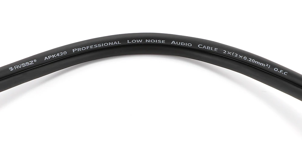 AVSSZ 2 4-adriges Audiokabel TRS XLR RCA Audio Lautsprecher Signalkabel Mono Stereo Einzelne Zweireihige Kabel 6,35 Mikrofonkabel – Detail 14