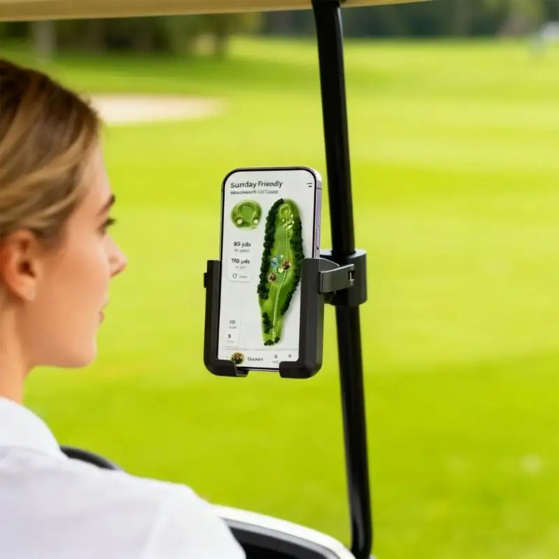 

M5TC Strong Attractive Phone Mount for Golfing Cart Gym Equipment Secure Modifiable