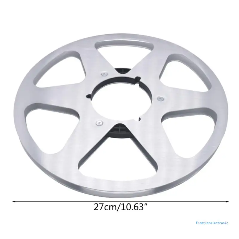 New 1/4 10 Inch Empty Tape Reel Nab Hub Reel-To-Reel Recorders Accessory Empty Aluminum Disc Opening Machine Parts DropShipping