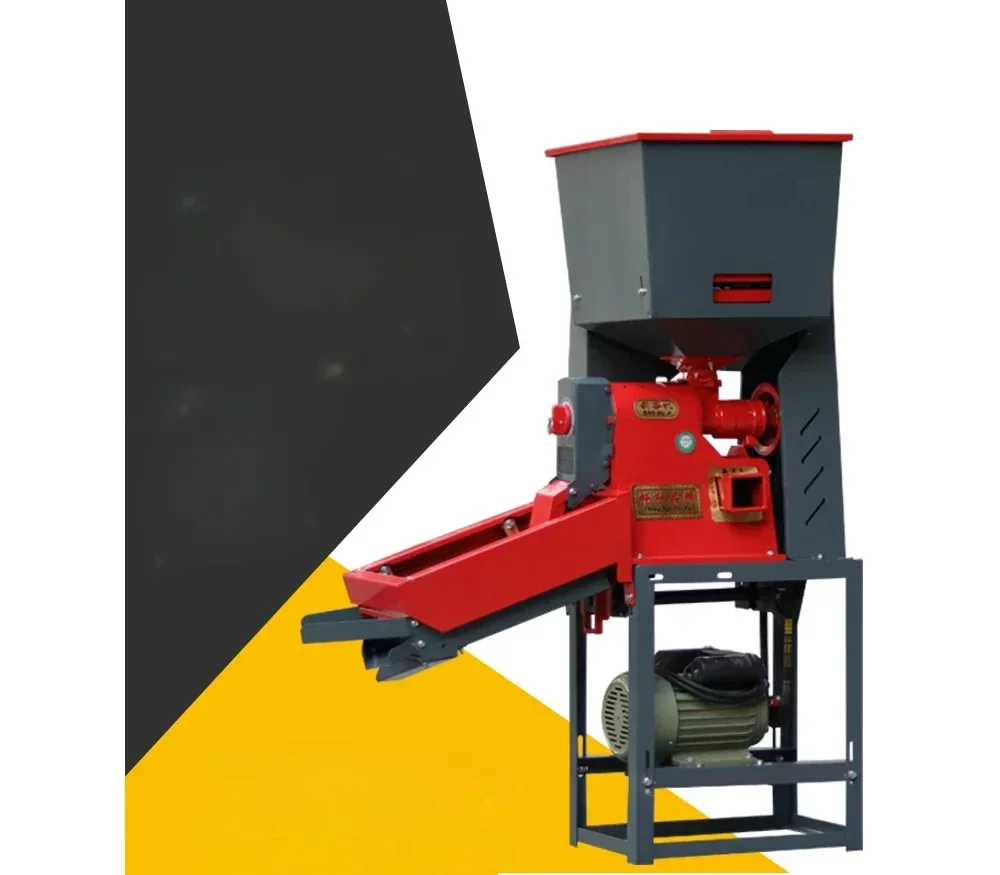 Sell like hot cakes Small household rice milling vibrating sieve fine millet electric rice beating machine rice peeling machine