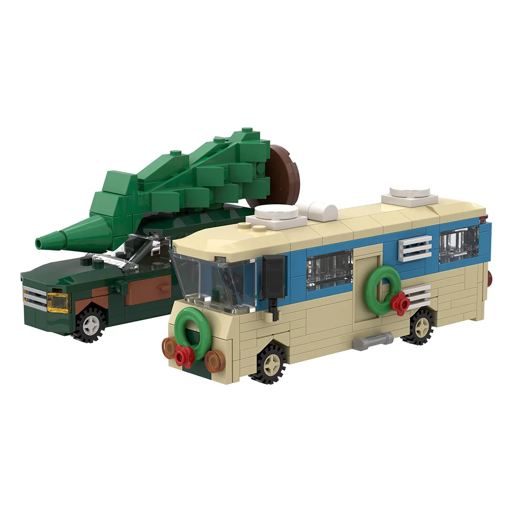 

MOC National Lampoon's Christmas Vacation Building Blocks Model Christmas Story Super Small RV Bricks Assembly Toys Kids Gifts