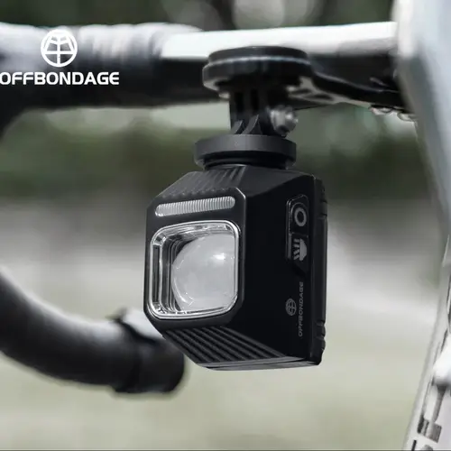 OFFBONDAGE luz delantera de la bicicleta 1200lm faro de bicicleta impermeable linterna de alto brillo recargable por USB accesorios de ciclismo