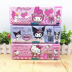 Sanrio Hello Kitty torby Kuromi moja melodia Cinnamoroll mały dziewczęcy piórnik piórnik piórnik szkolne prezent