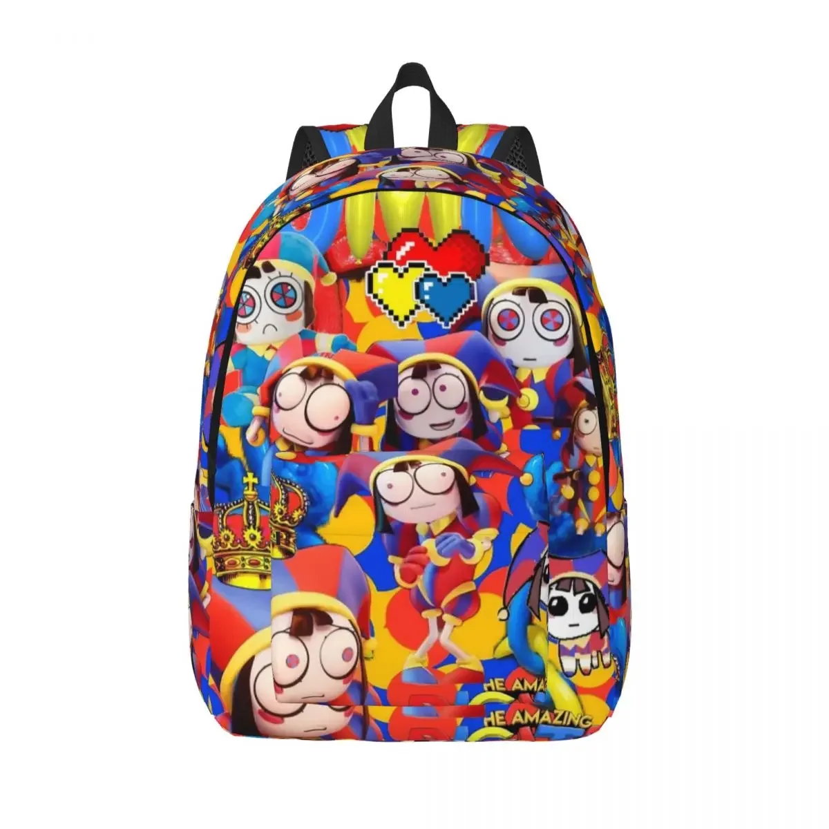 

The Amazing Digital Circus Cartoon Anime Game Backpack for Preschool Kindergarten School Student Bookbag Boy Girl Kids Daypack