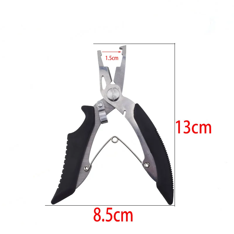 1 set Stainless Steel Fish Gripper Grip(8.6 inch )+Pliers(5 inch) Fishing Tackle Controller Fish Plier Fishing Tools