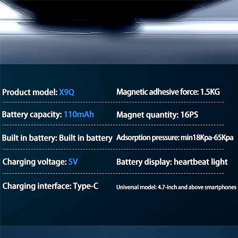 Leading-Intelligent Autotelefonhalter Magnetische Vakuumadsorption Autohalterung Universal 360° °   Rotation doppelseitige Adsorption