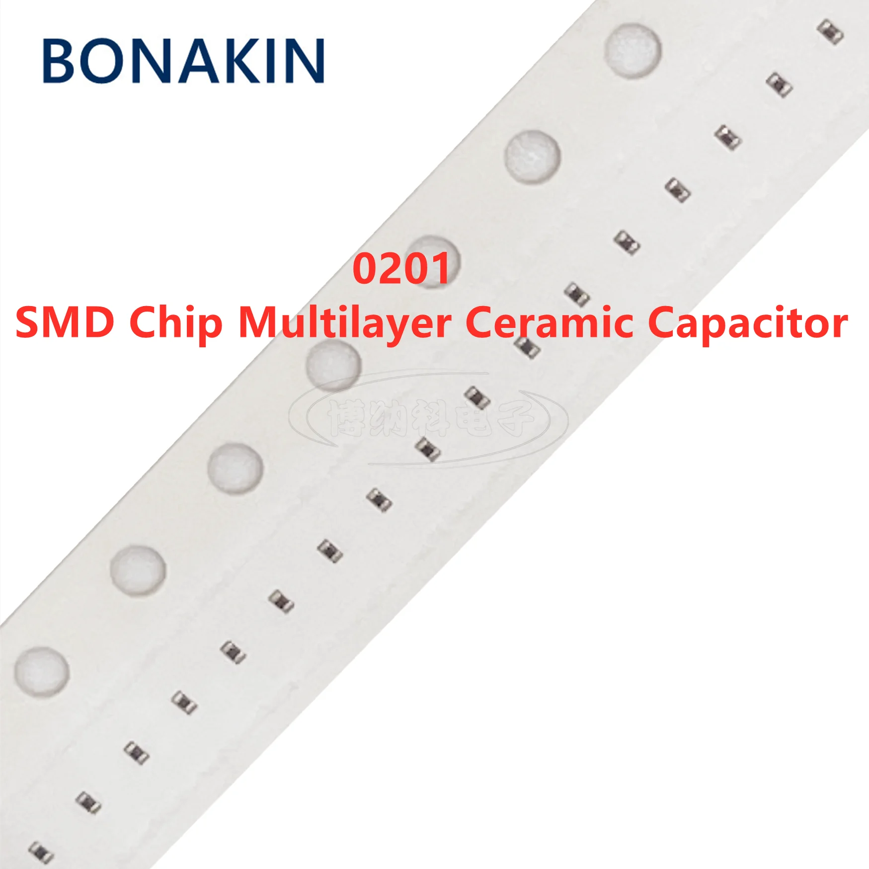 Condensador de cerámica multicapa, Chip 100 piezas, 0201, 30PF, 50V ± 5%, 300J, C0G, NPO, SMD