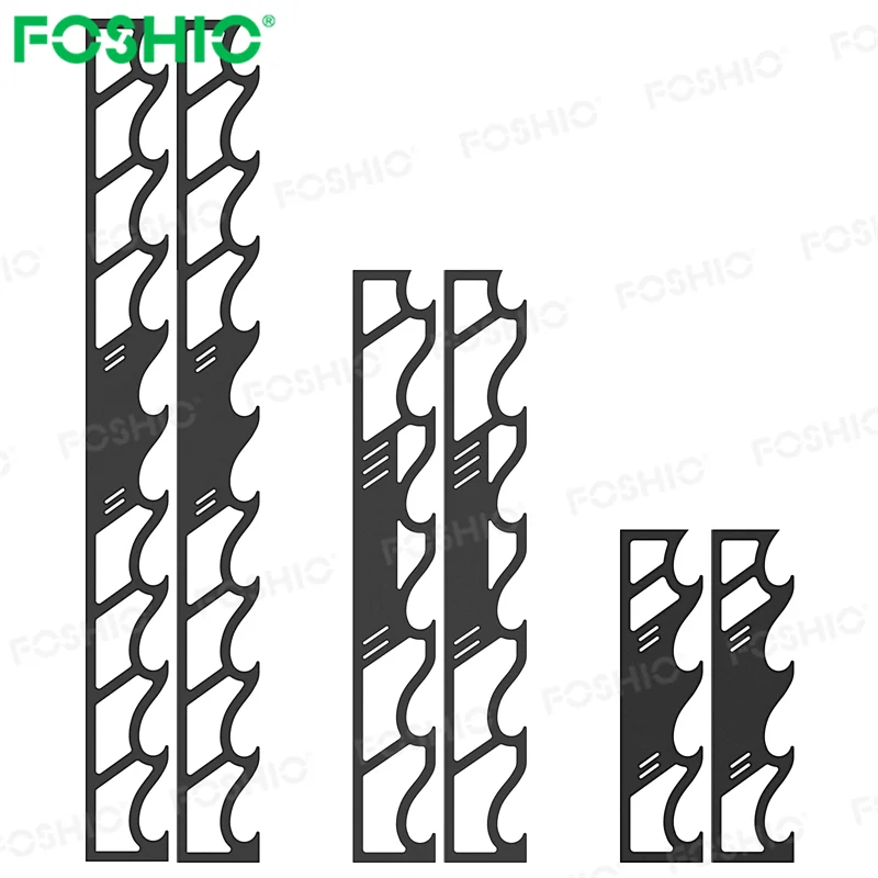 

Foshio Custom Logo Car Vinyl Wrap Tools 10 Holds Metal Vinyl Wrap Wall Mount Storage Rack With 10 Rods