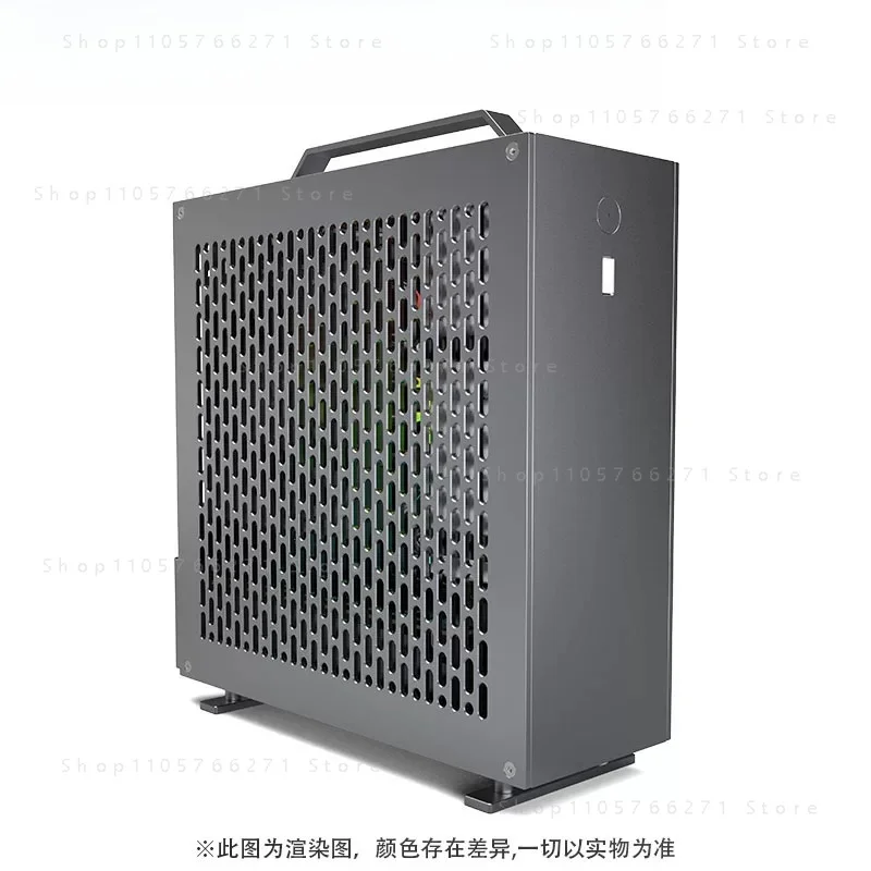 2024new Spot Lzmod mini A24-V5 2.0 dual slot single display 1u power supply itx chassis double-sided chamfering