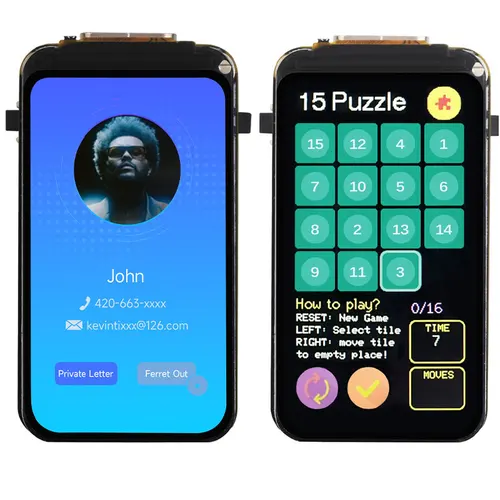 Imagen 2 del producto Placa de desarrollo ESP32 C6 262K Color ST7789 pantalla LCD de 1,47 pulgadas para Arduino WiFi6/BT/LVGL/HMI Onborad SD-Port/RGB-LED