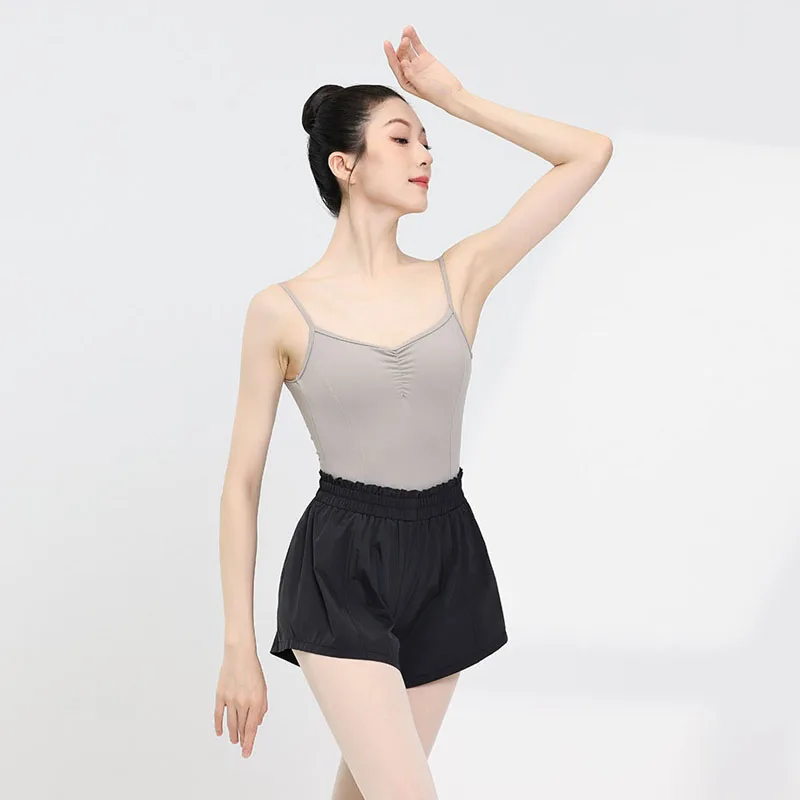 Ballet Dance Short Pants Adult Daily Comfortable Outdoors Practice Dancing Clothes Simple Modern Dance High Waist Dance Pants