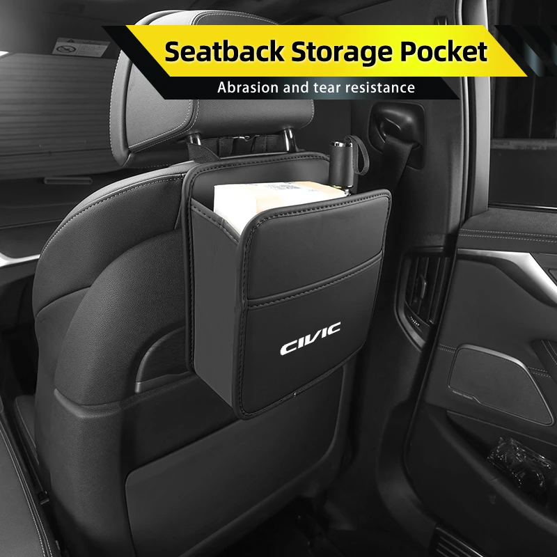 New Car Hanging Bag eat Back Storage Organizer Pocket Accessories For Honda Civic Accord CRV HRV Pilot Fit Odyssey Legend - view 2
