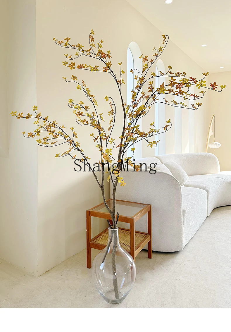 HJ large-scale simulated green plant horse drunk wood fake plant landscaping bedroom floor-to-ceiling decorative potted plant