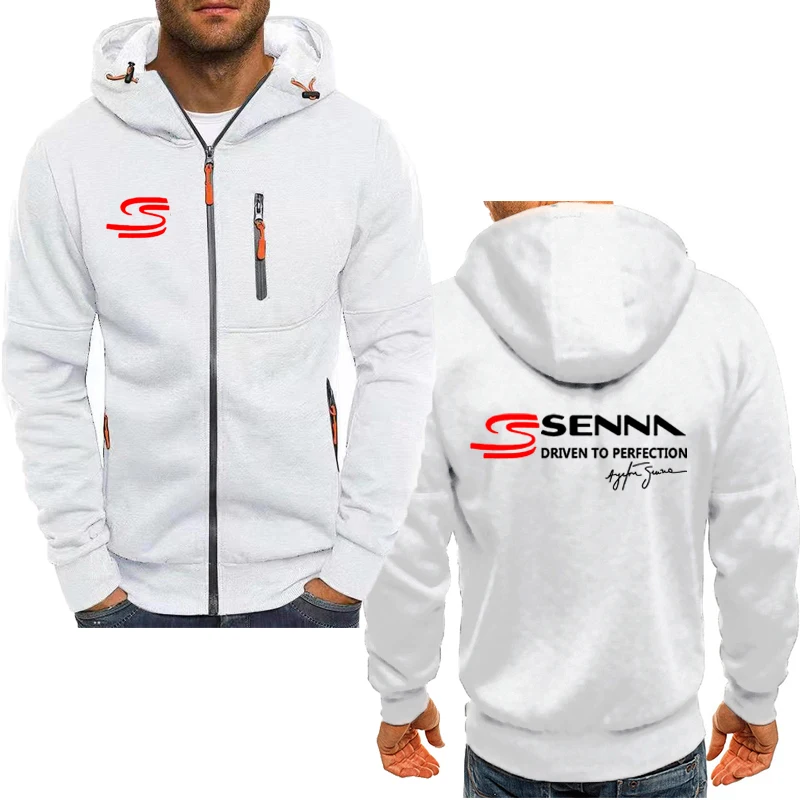 Ayrton Senna men's racing hoodie new fashion casual Y2K men's clothing Spring Autumn racing Oversized hoodie Fleece sweatshirt