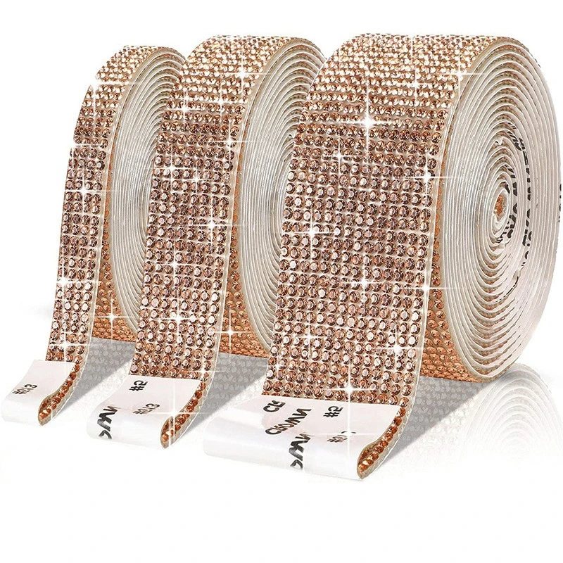 1 Yard selbstklebendes Klebeband, Strassband, DIY-Aufkleber, Kunsthandwerk – Detail 9