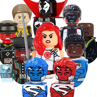 Marvel Heroes Avengers: Robin, Captain Marvel, Wolverine, Black Widow, Catwoman, Spider Man, Children's Gift DIY Splicing Toy