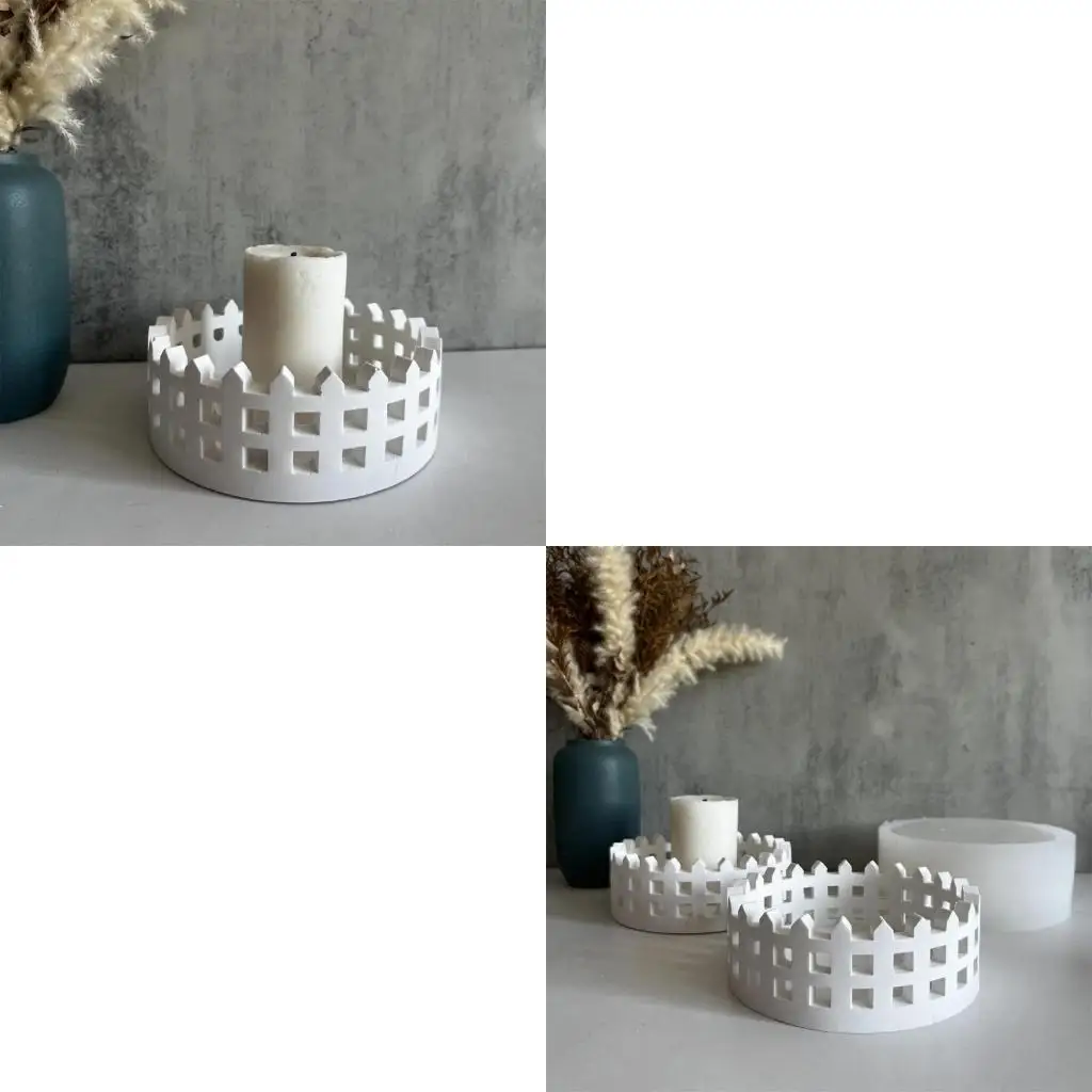 

Multifunctional Silicone Mold for Crafting Customized Fence Planter Bases