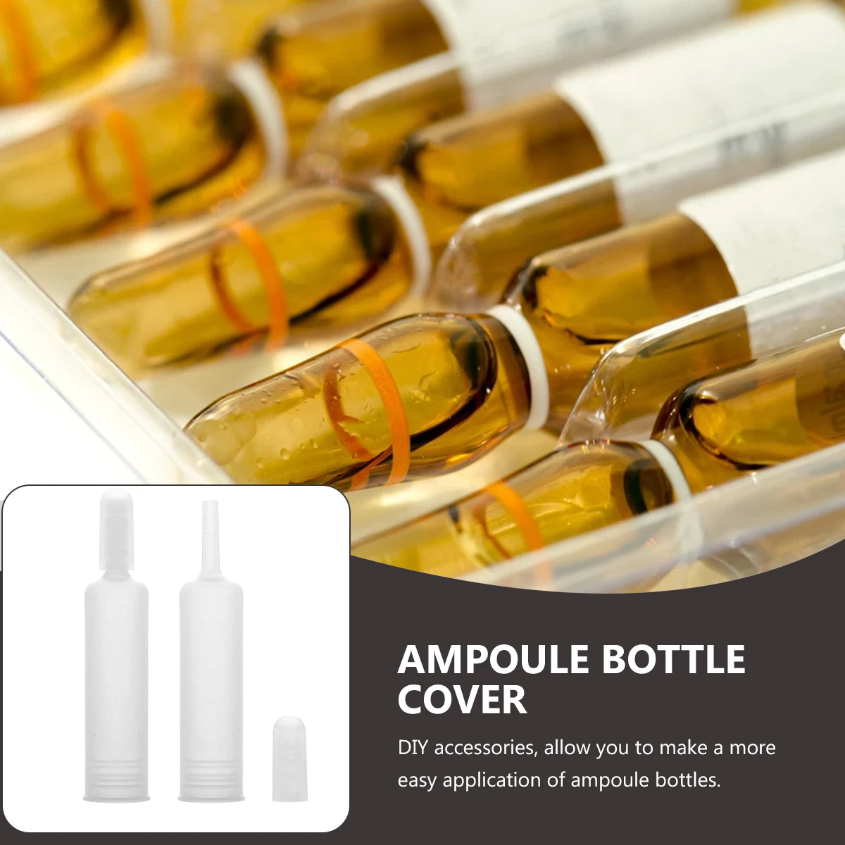 

25pcs Dropper Caps Ampoule Bottle Lids Hyaluronic Acid Vial Covers Easy Application DIY Accessories Plastic Long Lasting Gifts