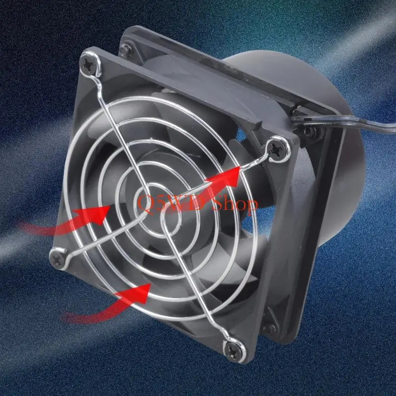 Q5WD Variable Speed Quiet USB 5V Blower Fan For Soldering Stations Ventilation Systems Includes Flexible Air Pipe Maintenance