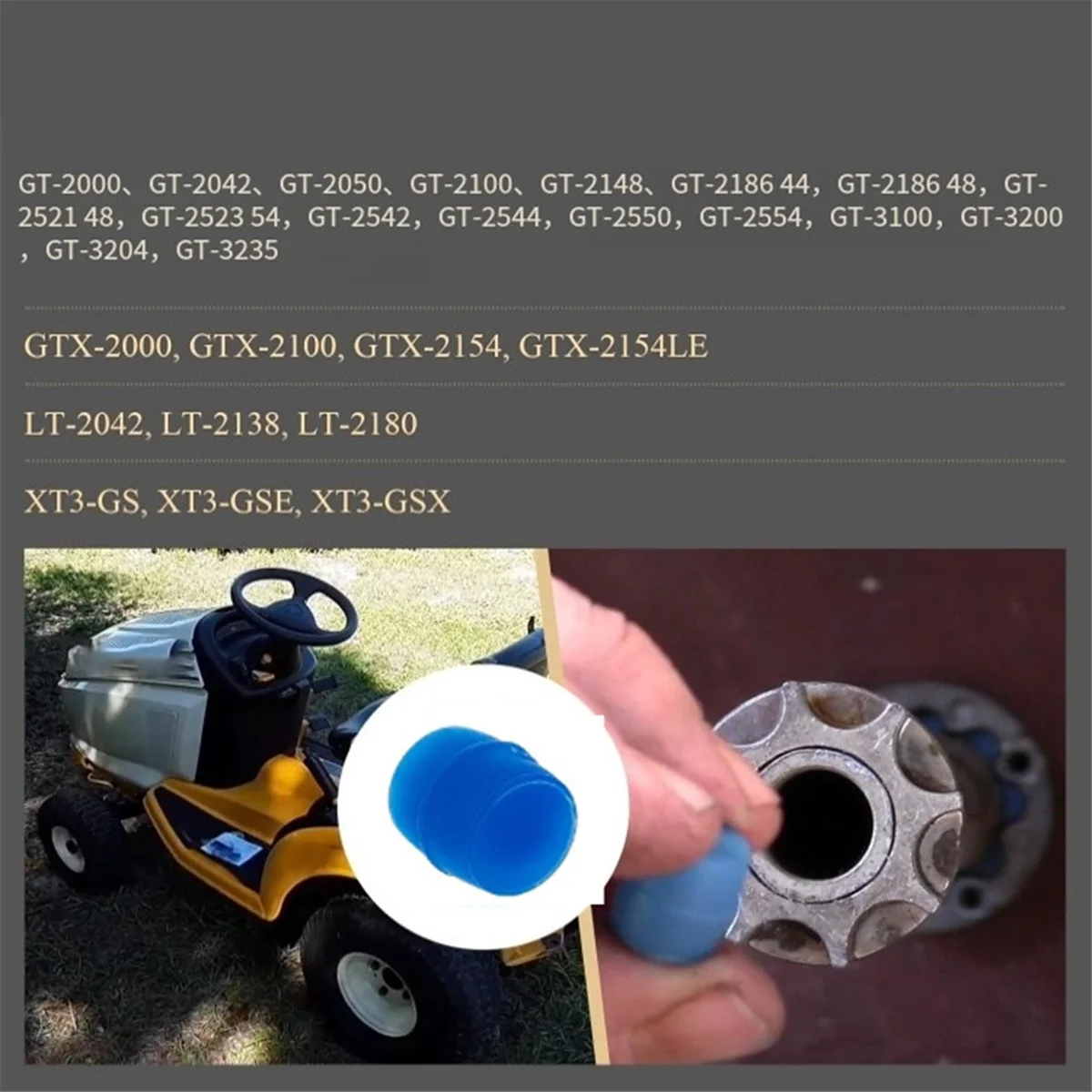 A002 759-3764 드라이브 배럴 키트, 잔디 깎는 기계 드라이브 샤프트 GT GS GSX XT3 44 48 54에 적합