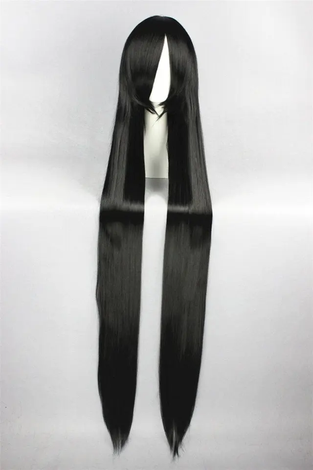 Perruque tressée Demon pour enfants, extensions de cheveux violets pour cosplay, Halloween, cosplay, accessoire de cosplay, Perruque Costume Demon Hunter Pour Enfants et Adultes (Noir