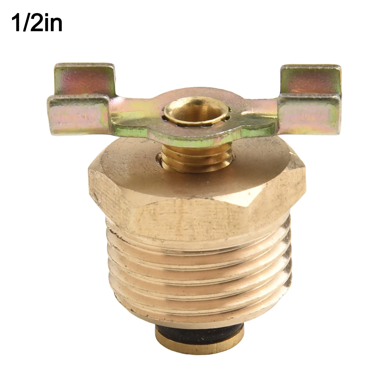 Brass Air Tank Drain Valve with NPT Thread Specification for 1/4 Inch 3/8 Inch and 1/2 Inch Compressor Tank Outlet Ports