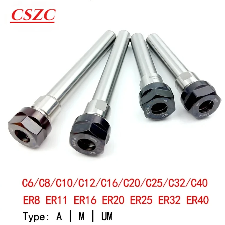 Держатель зажимного патрона C8 C10 C12 C16 C20 C25 C32 C40 ER8 ER11 ER16 ER20 ER25 ER32 ER40 60L 100L 150L для фрезерования с ЧПУ
