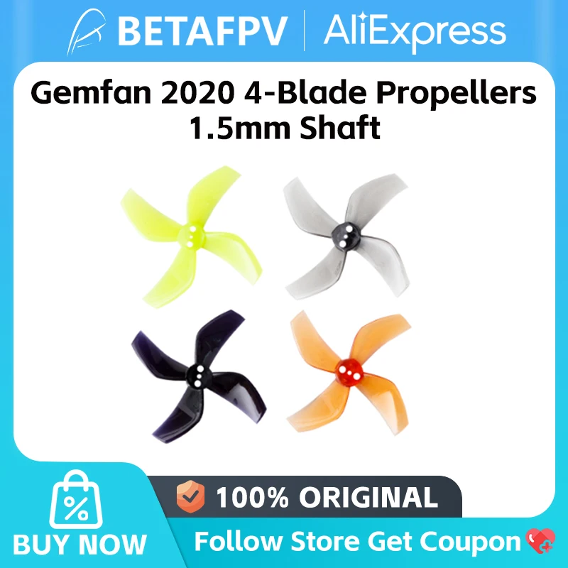 BETAFPV Gemfan 2020 4-Blatt-Propeller 1,5 mm Welle für Cetus X